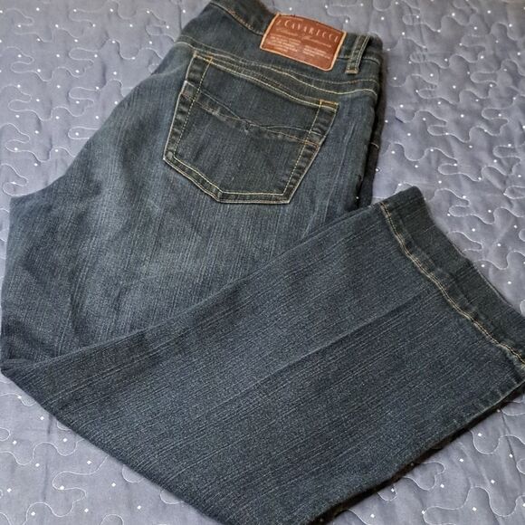 Z. Cavaricci croppd jeans size 8 - Picture 1 of 5